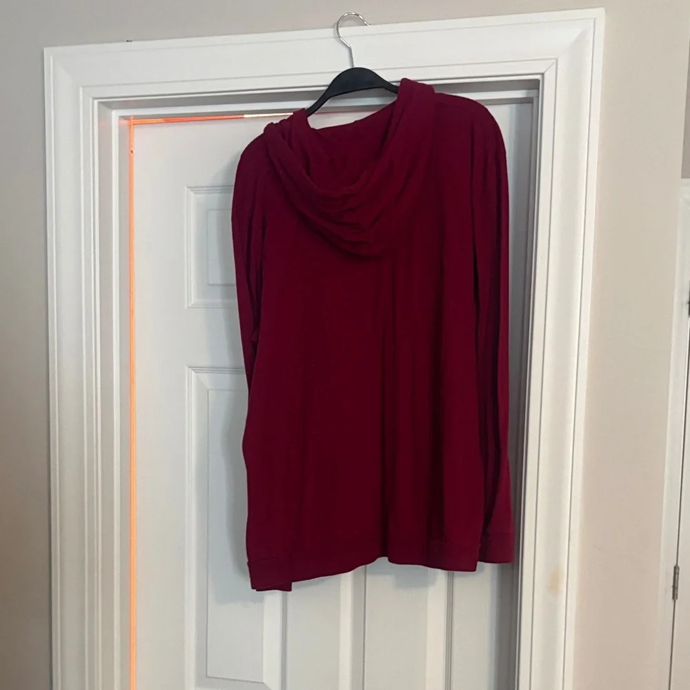Express Deep Red Pullover - Picture 3 of 3